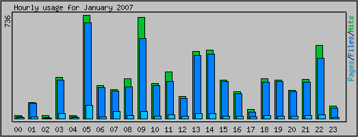 Hourly usage