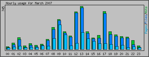 Hourly usage