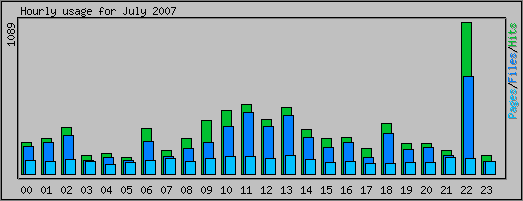 Hourly usage