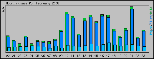 Hourly usage