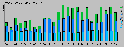 Hourly usage