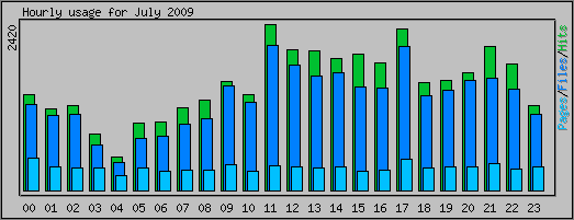 Hourly usage