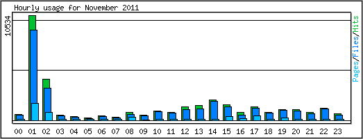 Hourly usage