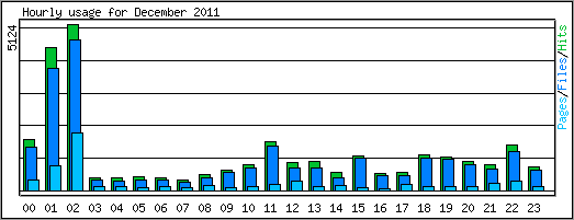 Hourly usage