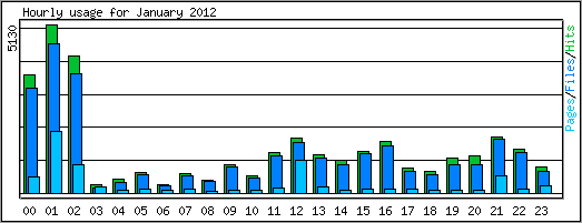 Hourly usage