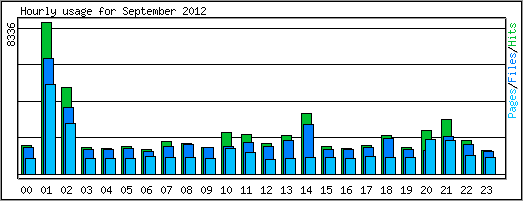 Hourly usage