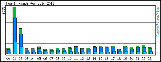 Hourly usage