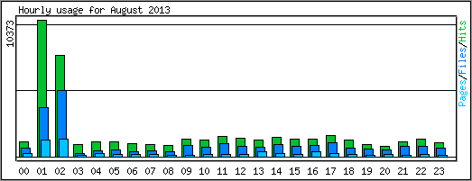 Hourly usage