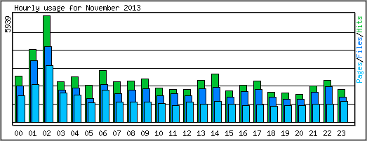 Hourly usage