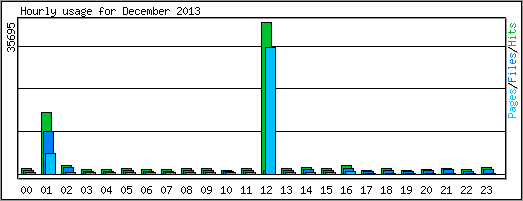 Hourly usage