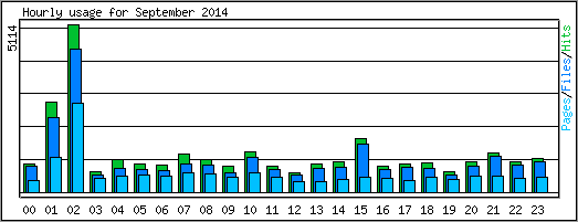 Hourly usage