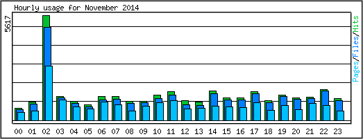 Hourly usage