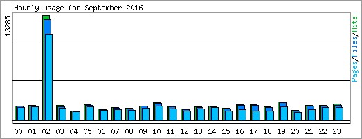 Hourly usage